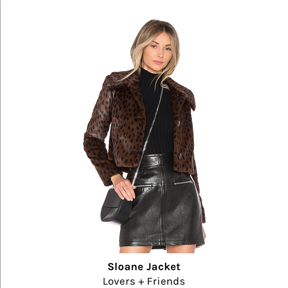 Lovers and friends cheetah jacket